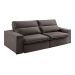 Sofá 3 Lugares Retrátil e Reclinável Free Veludo Cinza 230 cm