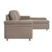 Sofá 4 Lugares Clássico com Chaise Direito Linho Cobre