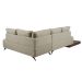 Sofá 4 Lugares Paris com Apoio Lateral Linho Creme