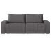 Sofá 4 Lugares Retrátil Línea Veludo Cinza 250cm