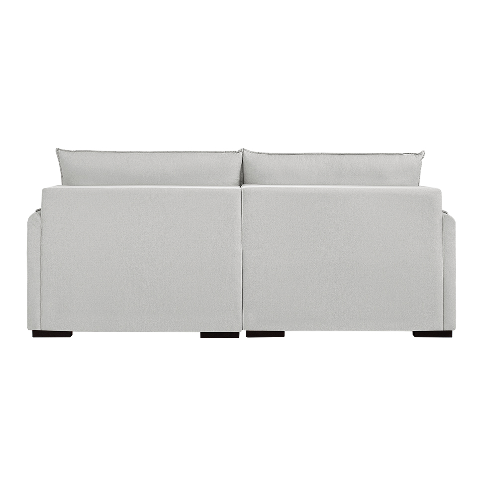 Sofá 4 Lugares Retrátil Urban Linho Cinza 260 cm