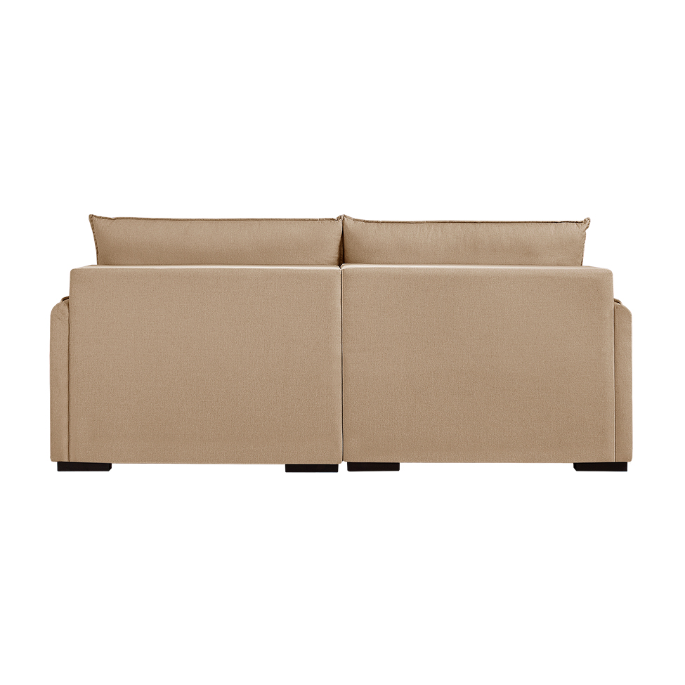 Sofá 4 Lugares Retrátil Urban Linho Palha 260 cm