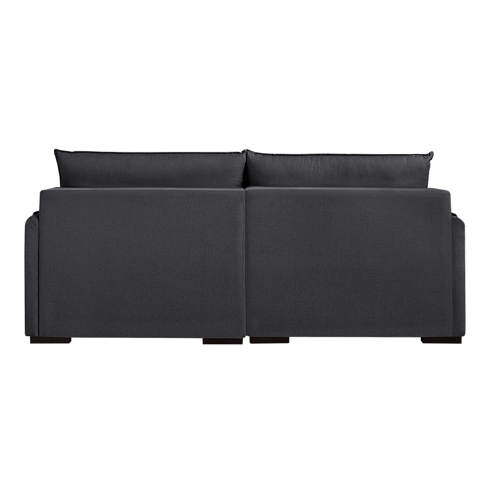 Sofá 4 Lugares Retrátil Urban com USB Linho Grafite 260 cm