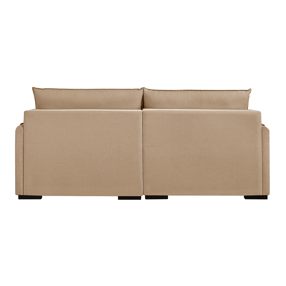 Sofá 4 Lugares Retrátil Urban com USB Linho Palha 260 cm