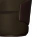 Kit 02 Poltronas Orgânico Beatriz Veludo Marrom Com Composê Corino Marrom