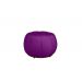 Kit Poltrona Giratória Mais Puff e Almofada Concha Veludo Roxo - Estopar
