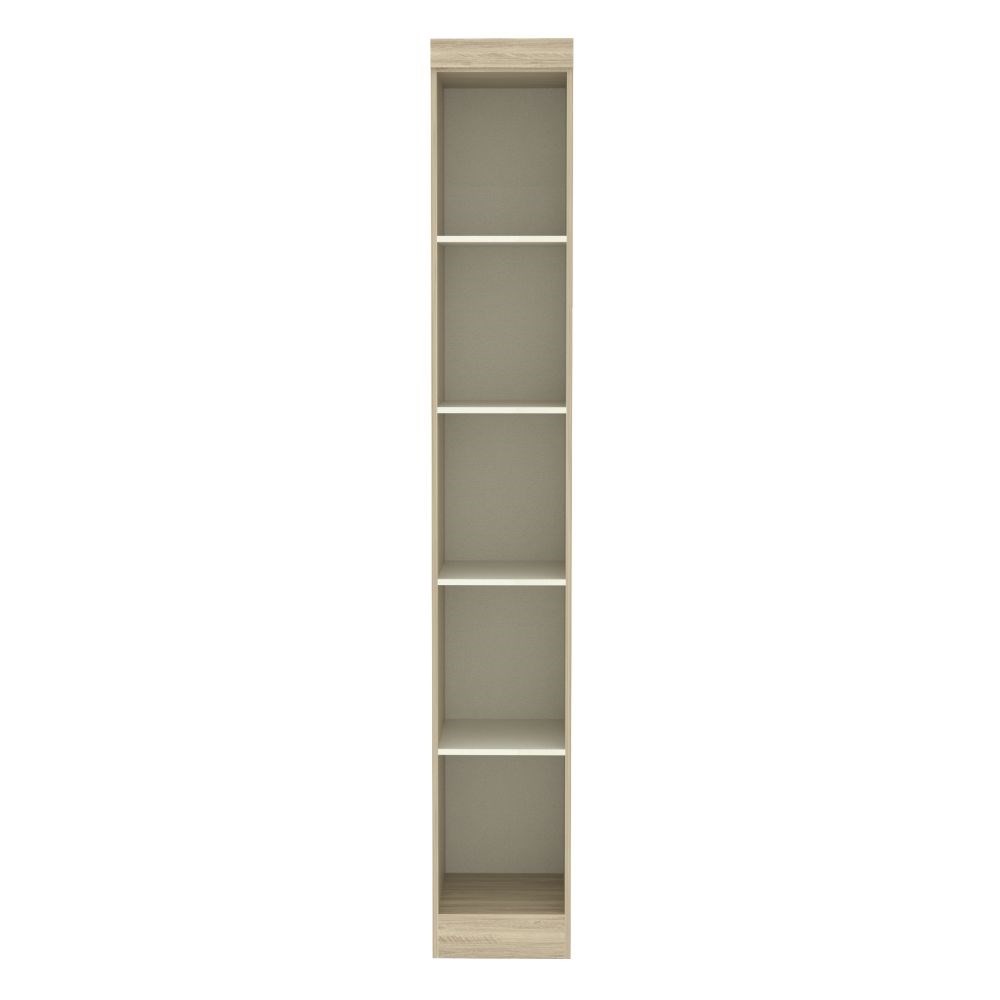 Guarda Roupa Modulado 1 Porta 189 Master Avelã Rústico/Ártico Rústico - Eucamóveis