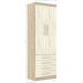 Guarda Roupa Modulado 2 Portas 4 Gavetas 191 Master Avelã Rústico/Ártico Rústico - Eucamóveis