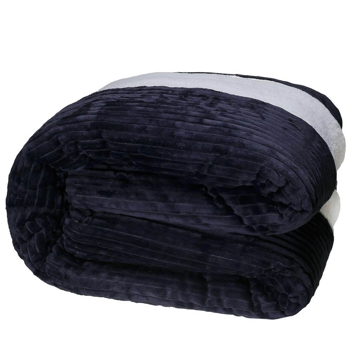 Coberdrom Sherpa Casal Queen Com 2 Fronhas Edredom Felpudo Chumbo