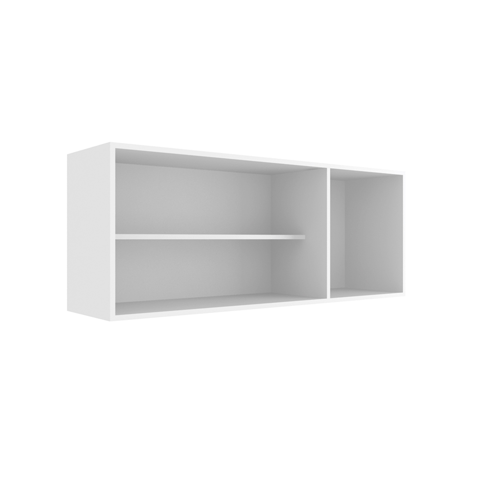 Armário Aéreo 1,20 CZ611 3 Portas Branco Evidência