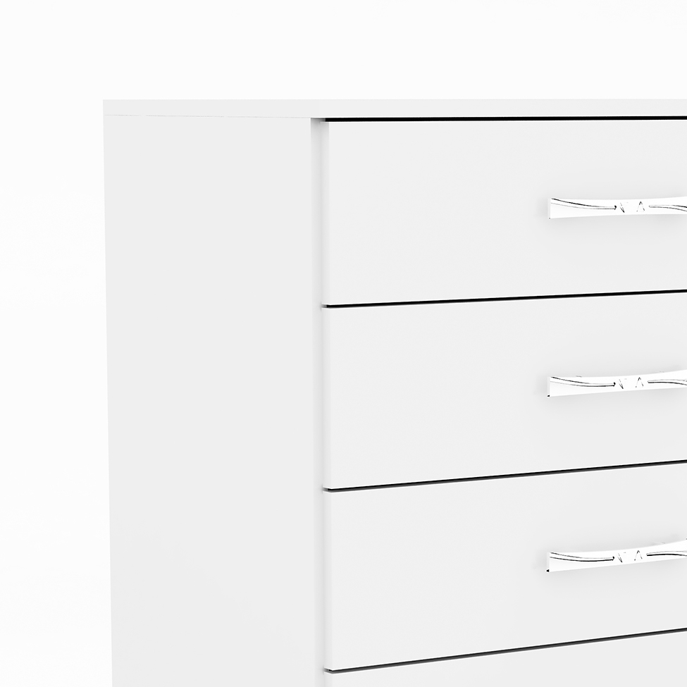 Cômoda Perséfone 5 Gavetas Evidência Branco