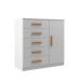 Cômoda Sapateira New Monaco 1 Porta 5 Gavetas Branca