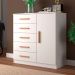 Cômoda Sapateira New Monaco 1 Porta 5 Gavetas Branca
