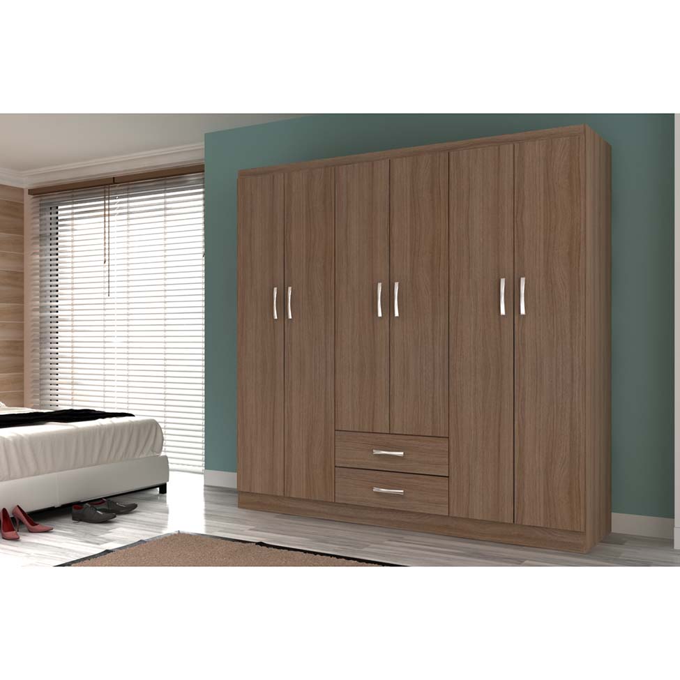 Guarda-Roupa Casal 6 Portas Havana Demolição