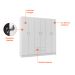 Guarda-Roupa Casal Atalaia 6PT 2GV Branco