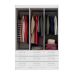Guarda-Roupa Casal Bergamo 6 Portas 9 Gavetas Branco