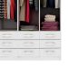 Guarda-Roupa Casal Bergamo 6 Portas 9 Gavetas Branco