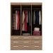 Guarda-Roupa Casal Bergamo 6 Portas 9 Gavetas Demolição