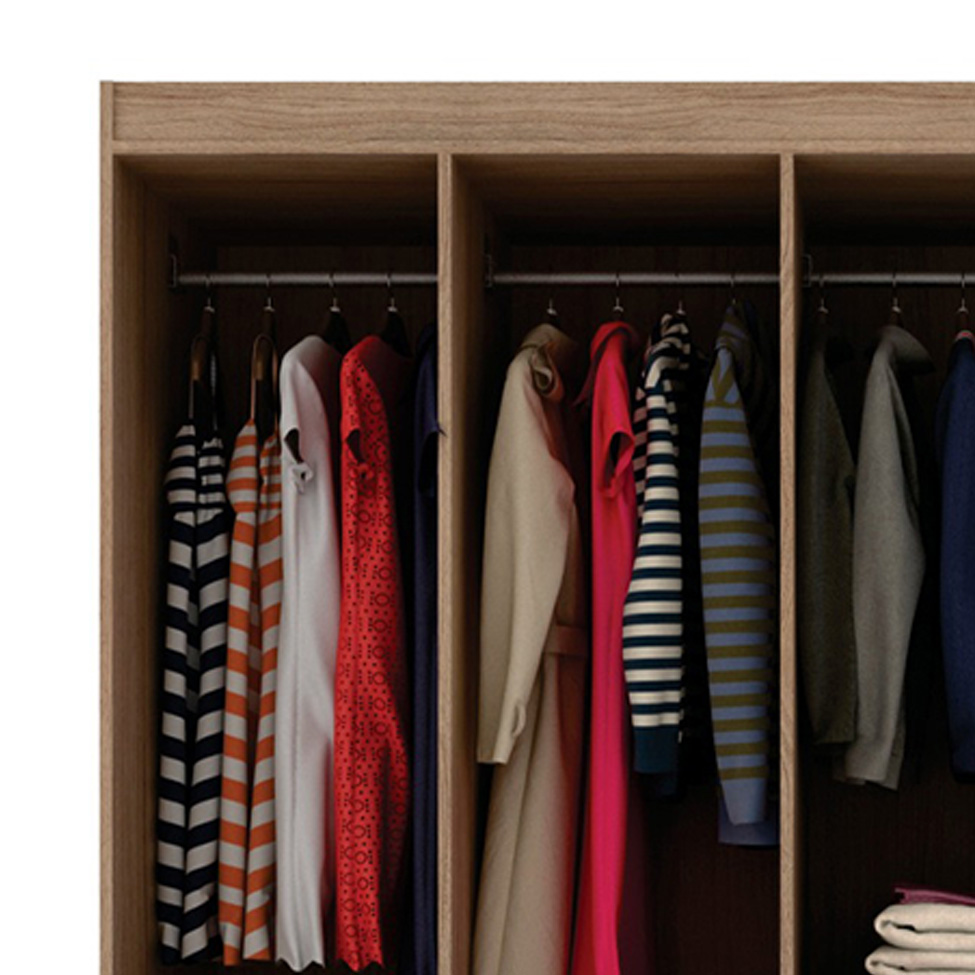 Guarda-Roupa Casal Bergamo 6 Portas 9 Gavetas Demolição