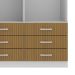 Guarda-Roupa Casal Bergamo 6 Portas 9 Gavetas Marrom Claro
