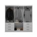 Guarda-Roupa Casal New Encante 6 Portas 6 Gavetas Branco