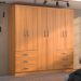 Guarda-Roupa Casal New Encante 6 Portas 6 Gavetas Cinnamomo