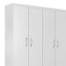 Guarda-Roupa Solteiro Atalaia 4 Portas 2 Gavetas Branco