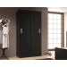 Guarda-Roupa Solteiro Berlim 2 Portas Preto