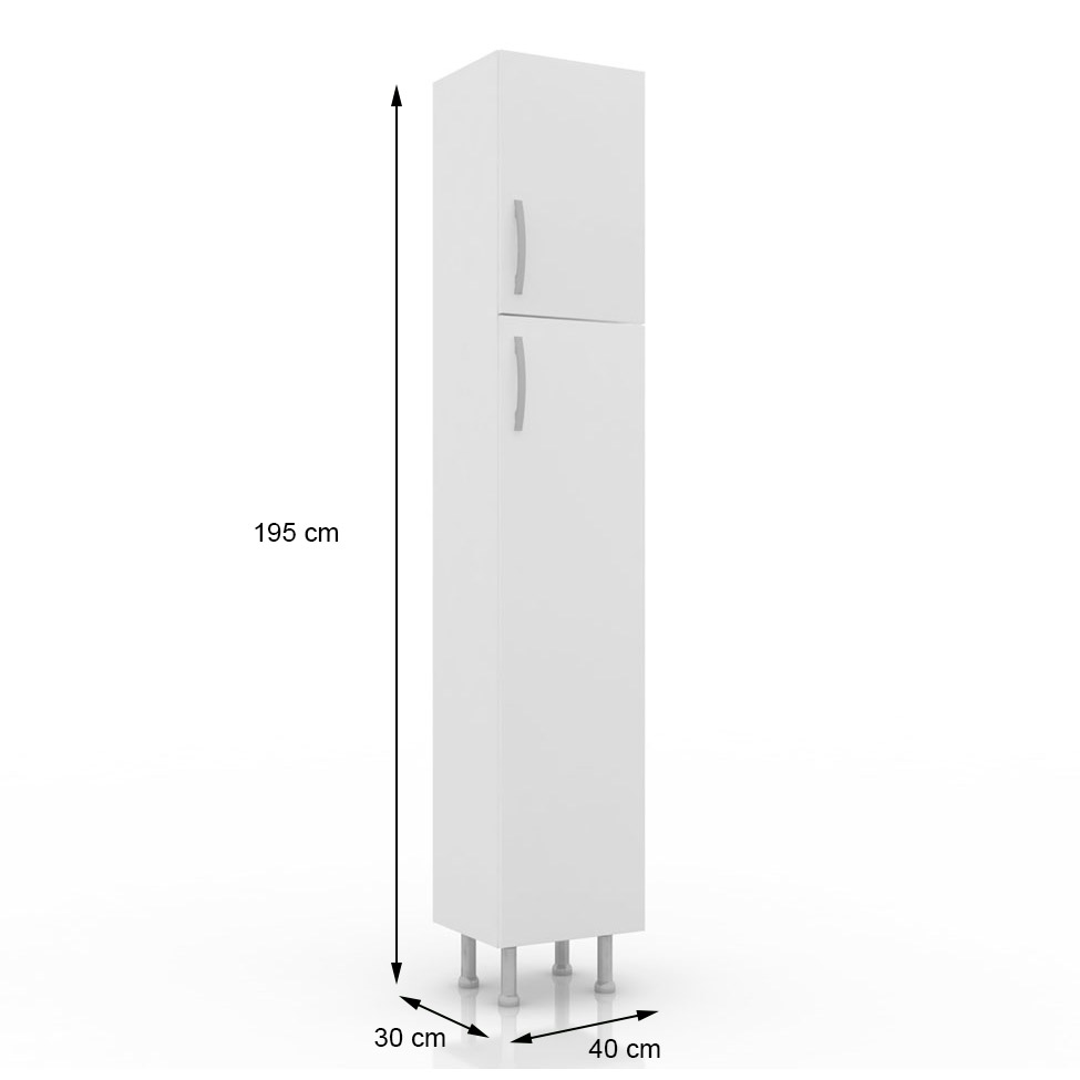 Paneleiro CZP61 2 Portas Branco Evidência