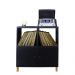Aparador Cubos Preto 80x40x94 c/ 2 Portas