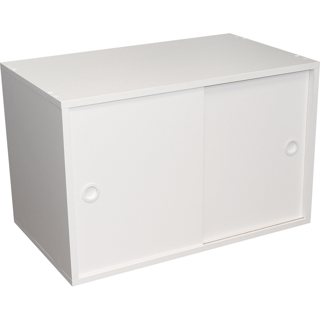 Armário Módulo PT com Porta Correr Branco