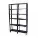 Estante 100x26x160 Preta Montantes Pretos