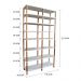 Estante 116x38x221 Branca