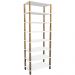 Estante 72x38x195 Branco c/ 7 Prat. 24,3cm