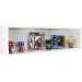 Nicho 80x23x18 Branco c/ Portas de Vidro
