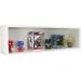 Nicho 80x23x18 Branco c/ Portas de Vidro