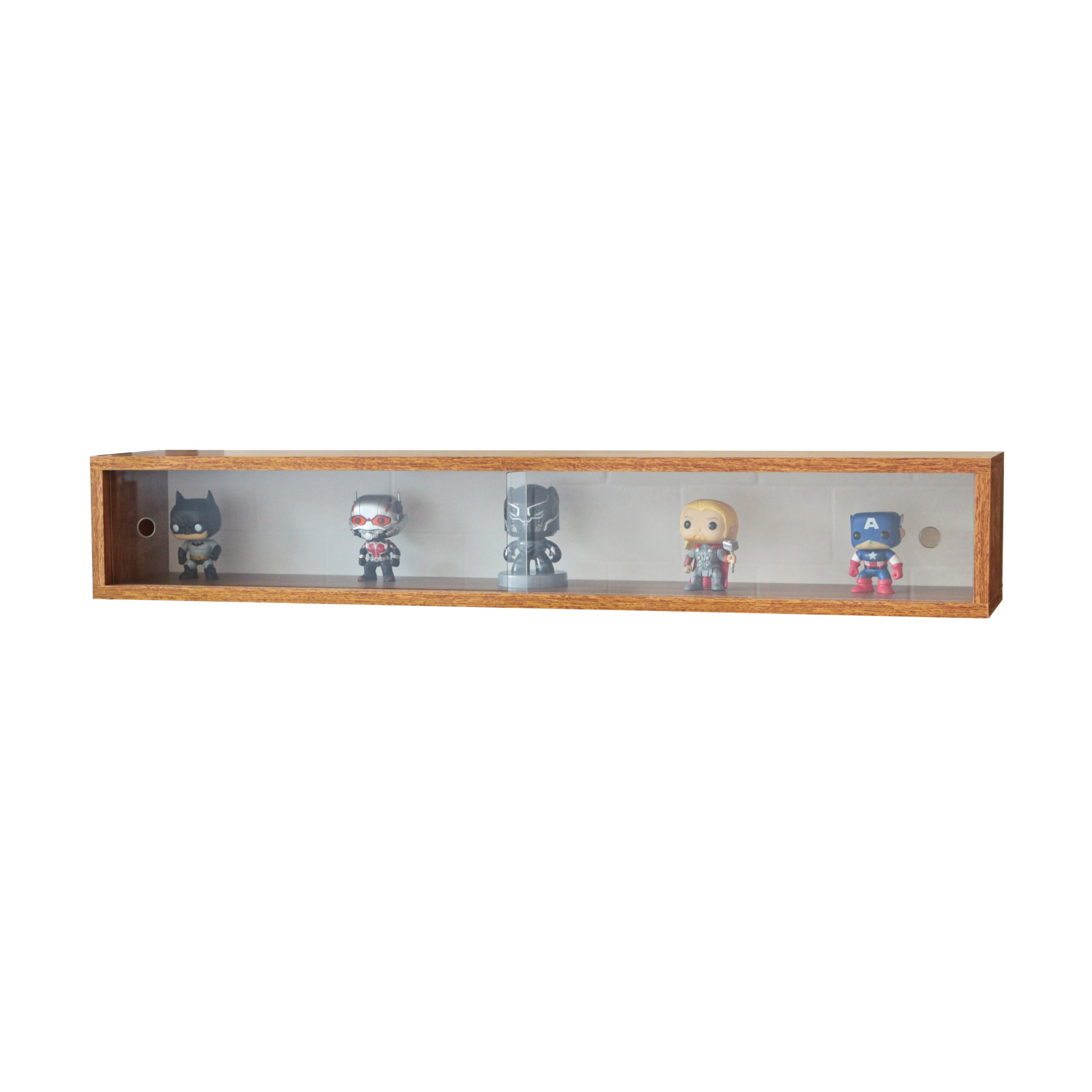 Nicho Funko Portas Correr Vidro Freijó 100x16x18