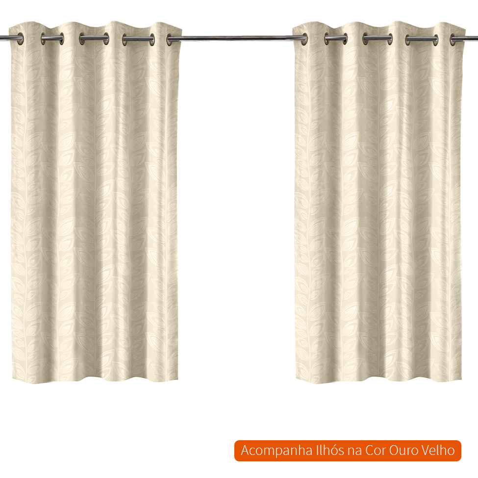 Cortina Bloom l (170x300) Bege