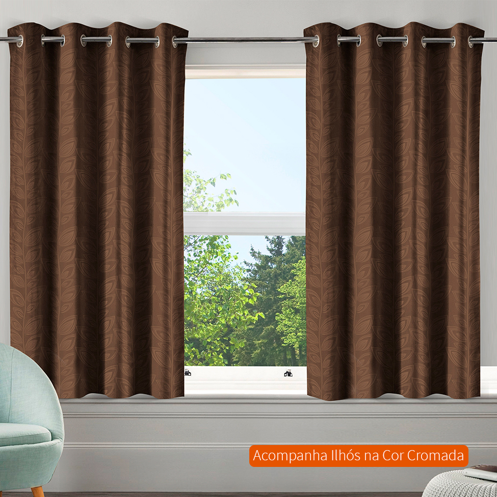 Cortina Bloom ll (170x300) Taupe