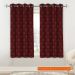 Cortina Mystic ll (170x300) Vermelha