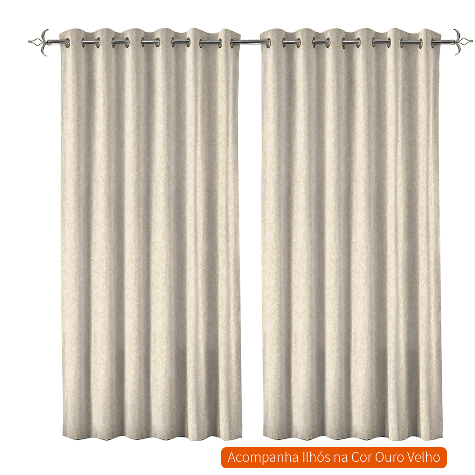 Cortina Rocca (230x400) Bege