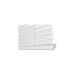 Persiana Cortina Horizontal Pvc 1,20x1,30m Off Evolux Diversas Cores - Branco