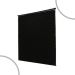 Persiana Cortina Horizontal Pvc 1,20x1,30m Off Evolux Diversas Cores - Preto