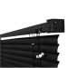 Persiana Cortina Horizontal Pvc 1,20x1,30m Off Evolux Diversas Cores - Preto