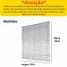 Persiana Horizontal De Pvc- 1,40x1,30m Off Evolux - Chumbo