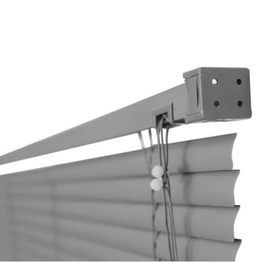 Persiana Horizontal De Pvc- 1,60x1,30m Off Evolux - Chumbo