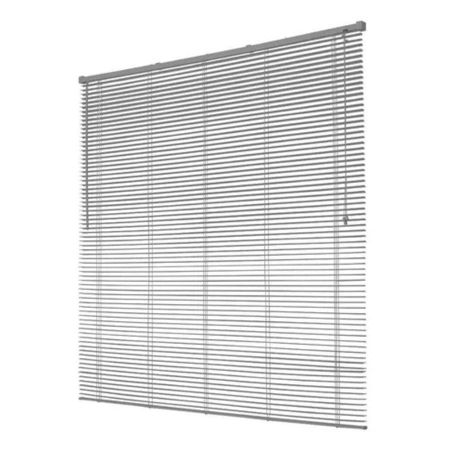 Persiana Horizontal De Pvc- 1,60x1,30m Off Evolux - Chumbo