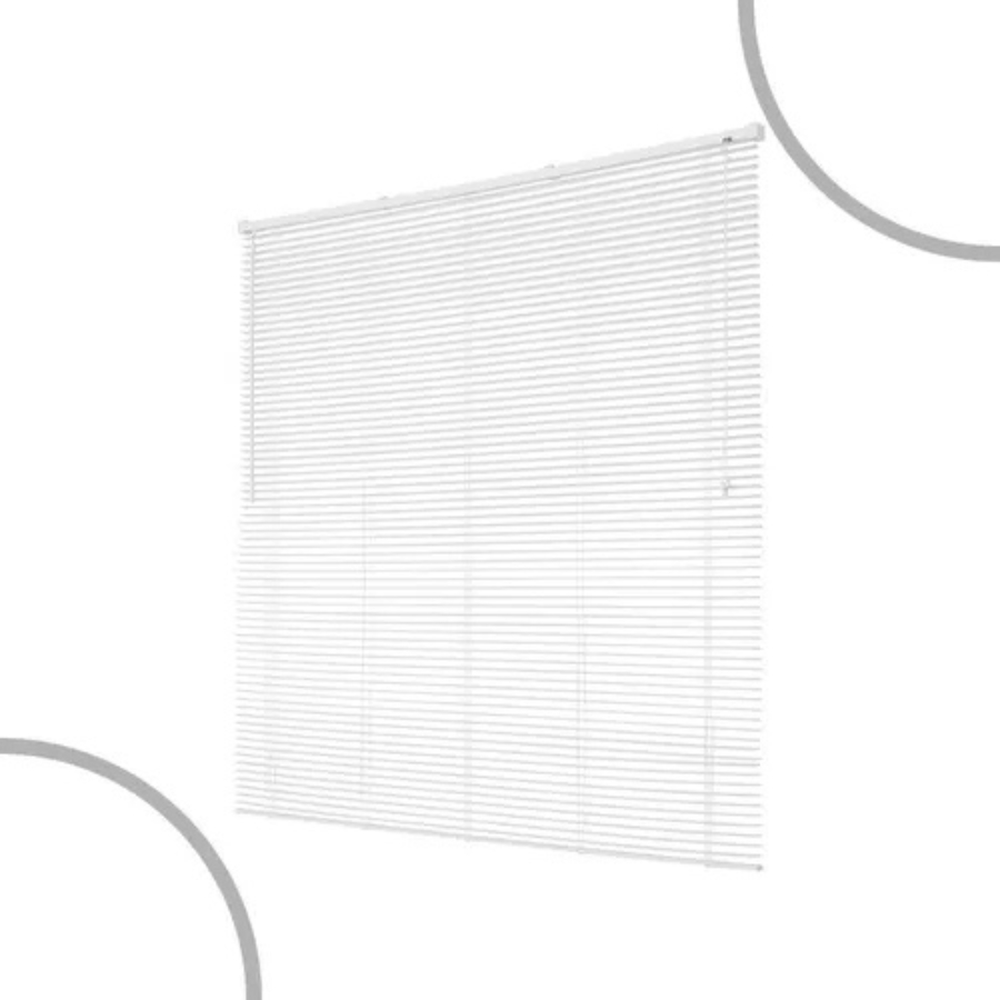 Persiana Horizontal De Pvc- Off 0,80x1,30m Evolux - Branco