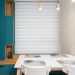 Persiana Rolo Dupla Zebrada 140x160 - Branco