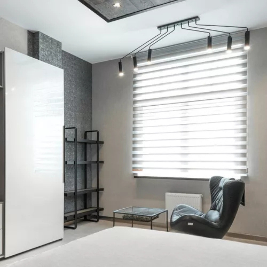 Persiana Rolo Dupla Zebrada 140x160 - Branco